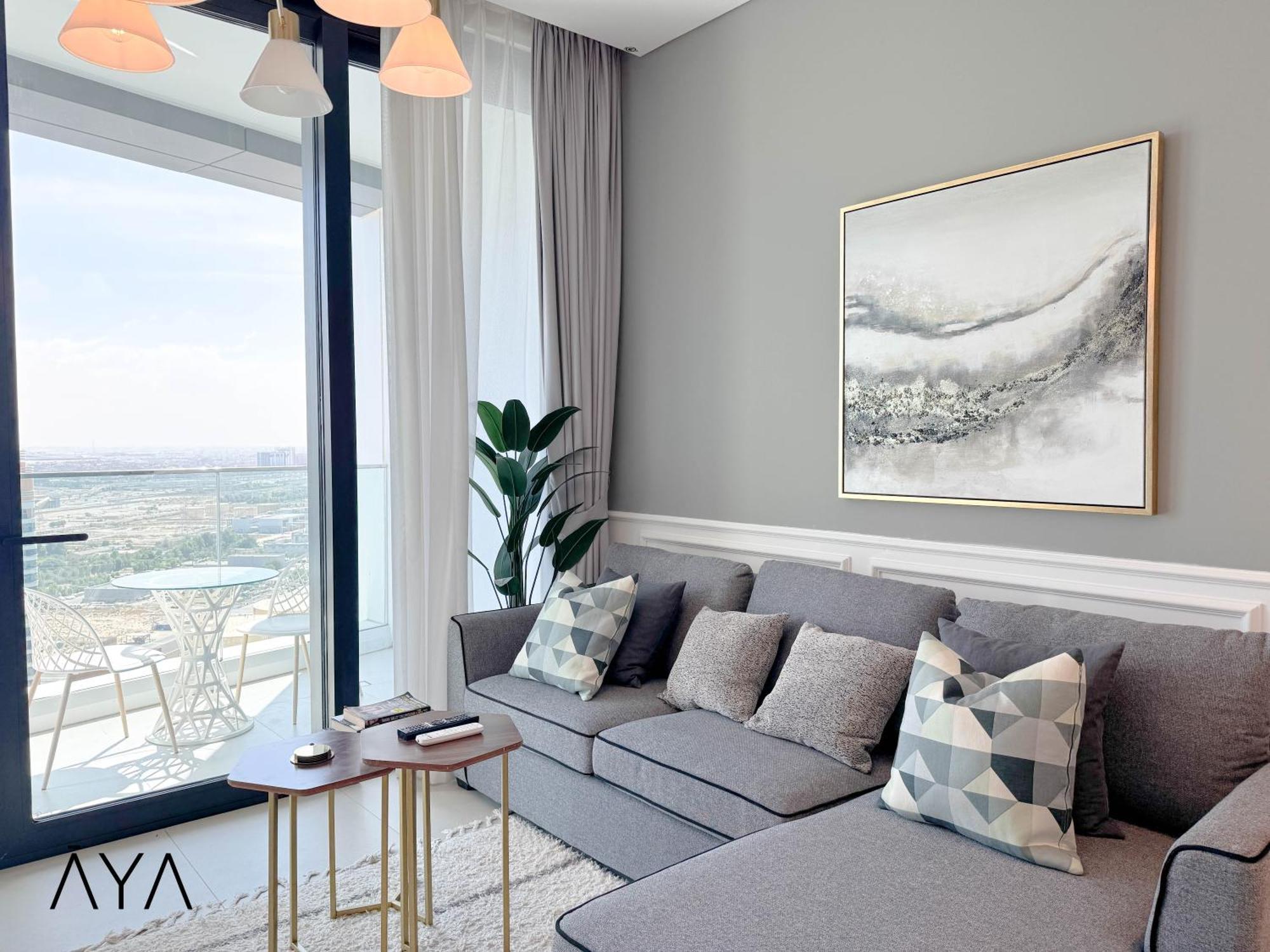 Jumeirah Gate Tower 1 - Stylish Apartment With Pool & City Views ドバイ エクステリア 写真