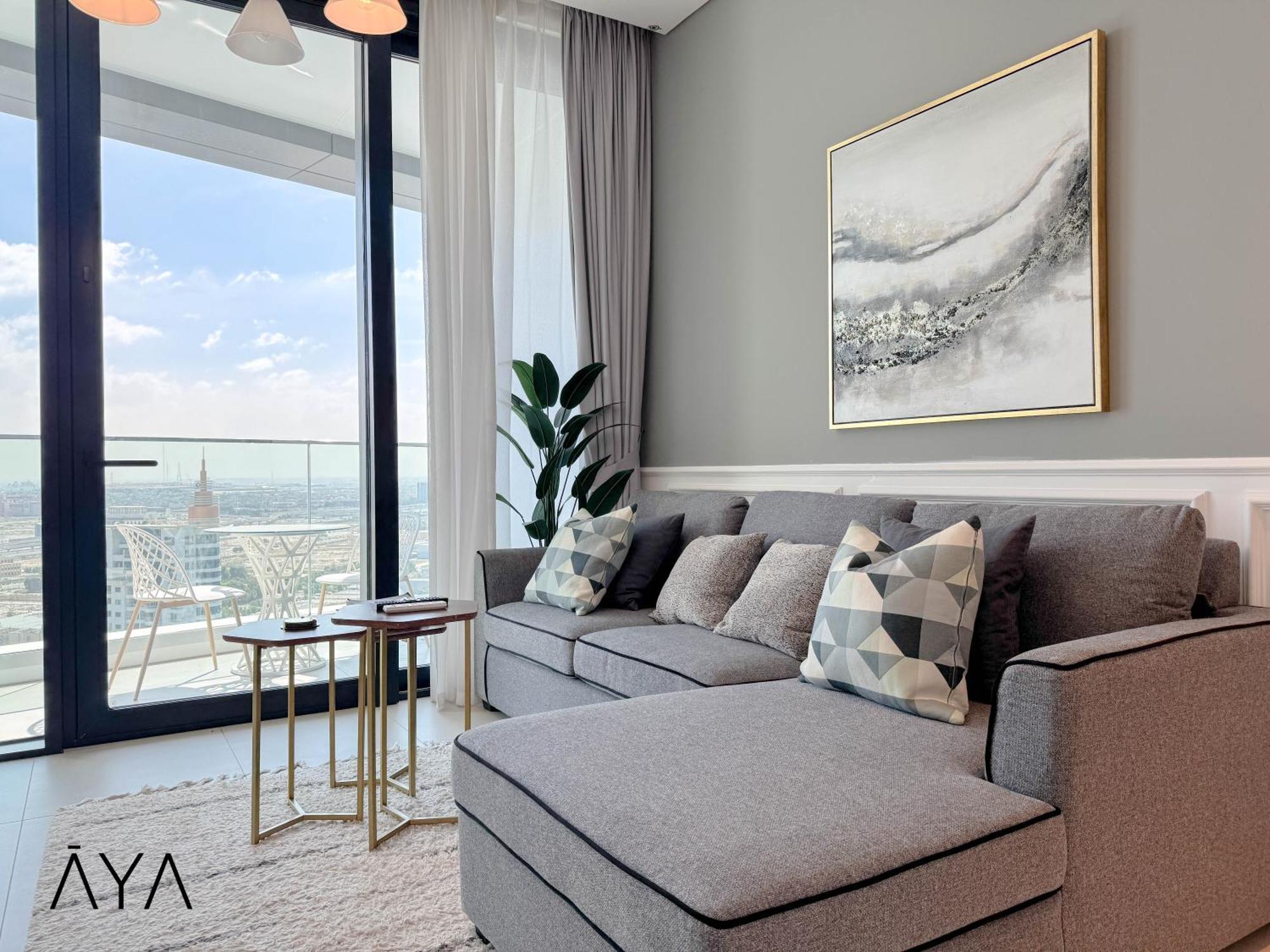 Jumeirah Gate Tower 1 - Stylish Apartment With Pool & City Views ドバイ エクステリア 写真