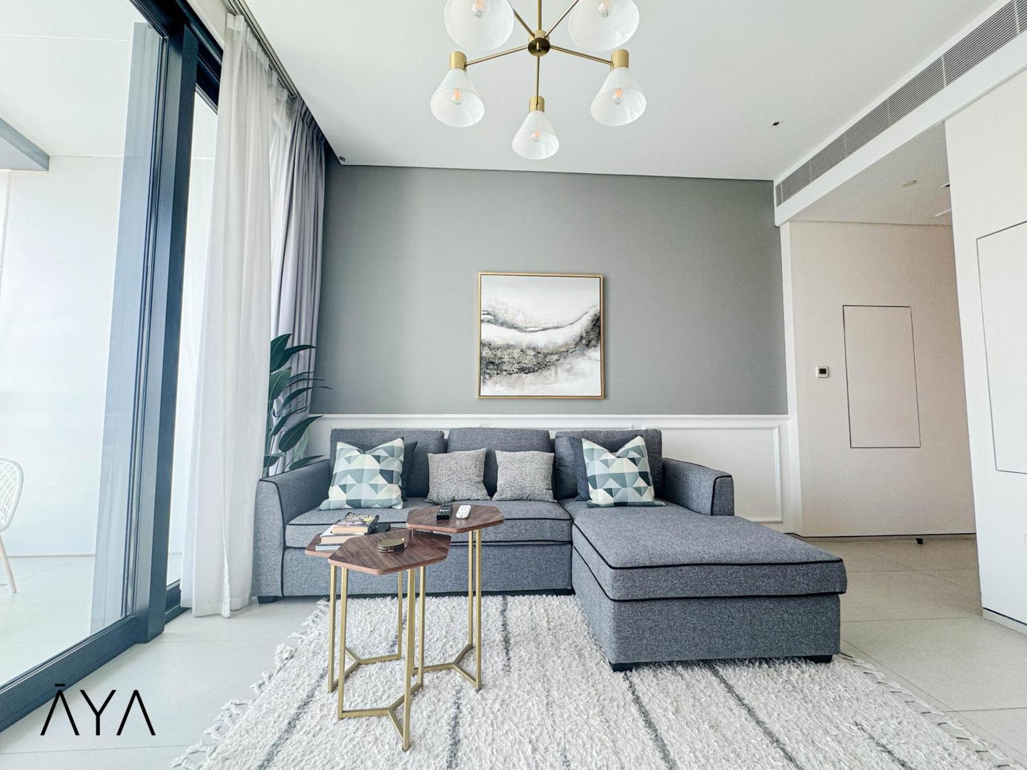 Jumeirah Gate Tower 1 - Stylish Apartment With Pool & City Views ドバイ エクステリア 写真