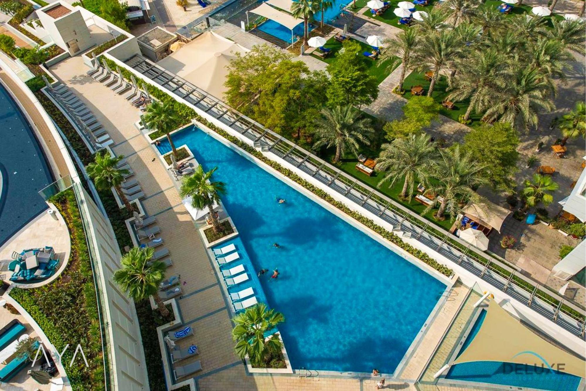 Jumeirah Gate Tower 1 - Stylish Apartment With Pool & City Views ドバイ エクステリア 写真